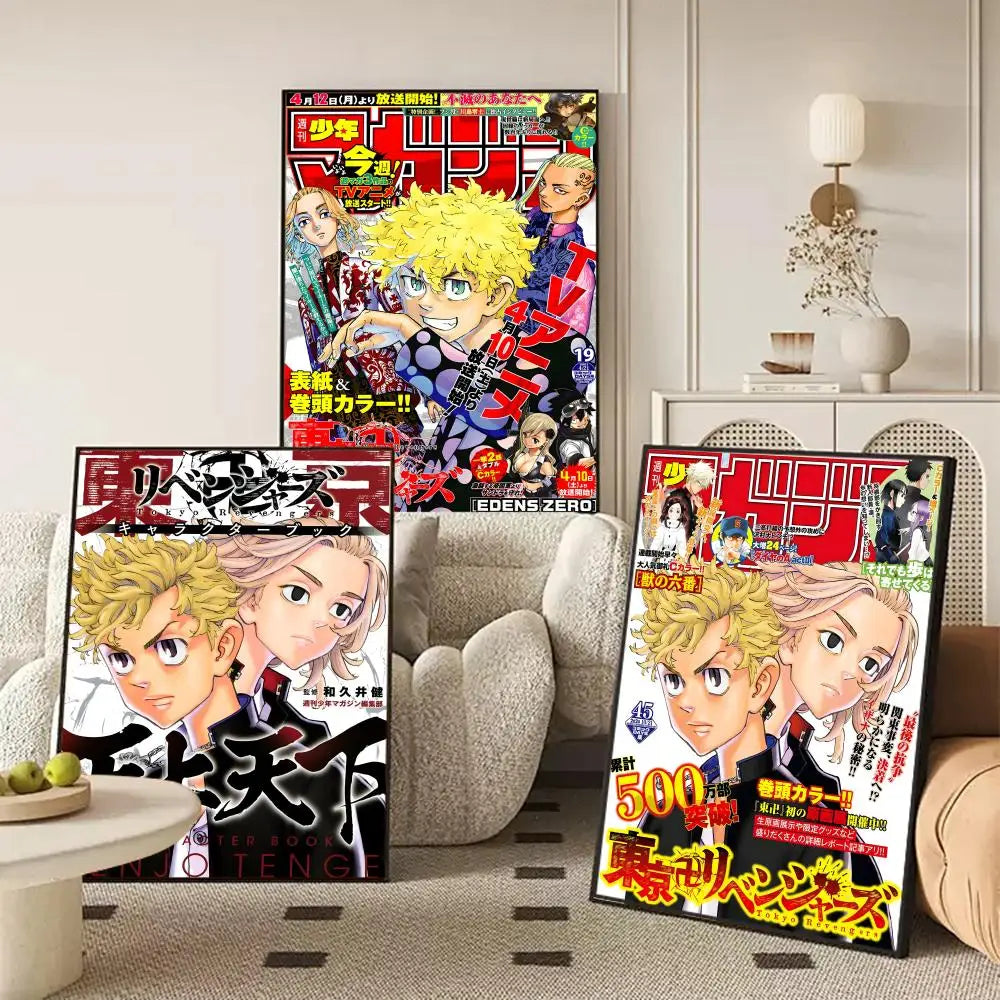 Tokyo Revengers Anime Wall Sticker Poster – HD Removable Decal Anime Wall Decal Axl