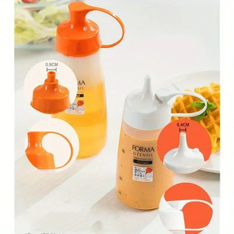 Leak-Proof 400ml Squeeze Bottle – Oil, Sauce & Honey Dispenser Condiment Squeeze Bottle Axl