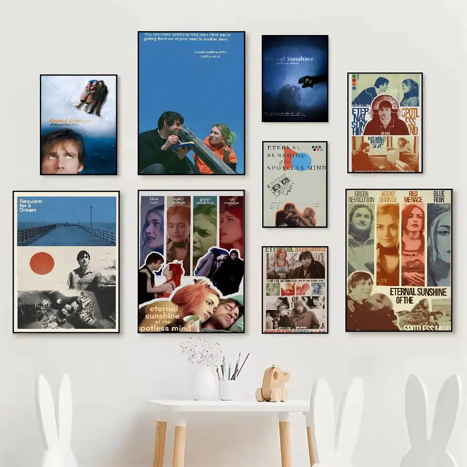 Eternal Sunshine Spotless Mind HD Poster – Self-Adhesive Movie Wall Poster Axl