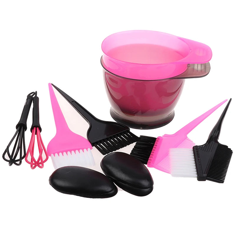 5-Pc Hair Coloring Brush & Bowl Set – Bleaching Dye Kit Hair Dye Tool Set Axl