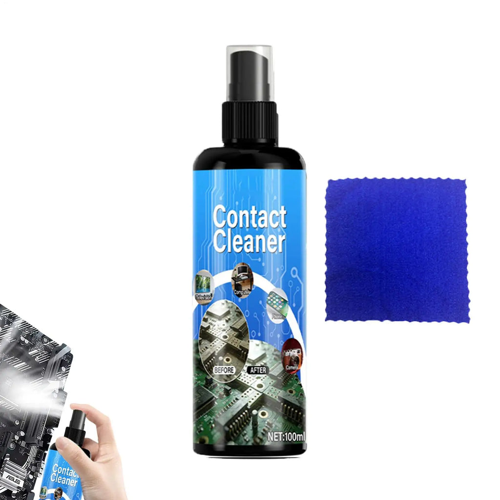 Electrical Contact Cleaner Spray – Fast-Drying Degreaser 100ml Electronics Cleaner Spray Axl