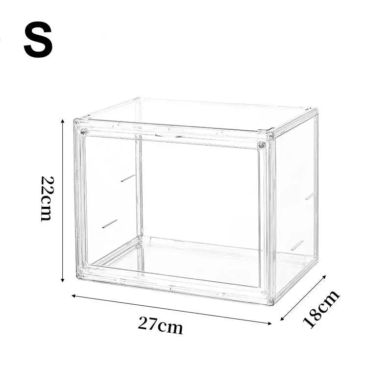 Transparent Acrylic Desktop Display Cabinet – Dustproof Storage Desktop Display Cabinet Axl S