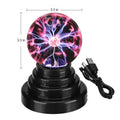 Magic Touch-Sensitive Plasma Ball Lamp | LED Night Light Decor Plasma Ball Lamp Axl 3inch Battery -USB