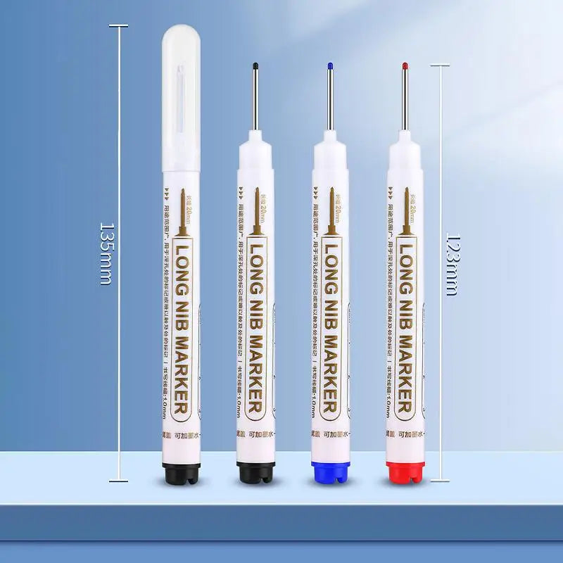 Deep Hole Long Needle Marker Pen – Waterproof 20mm Tip Deep Hole Marker Pen Axl