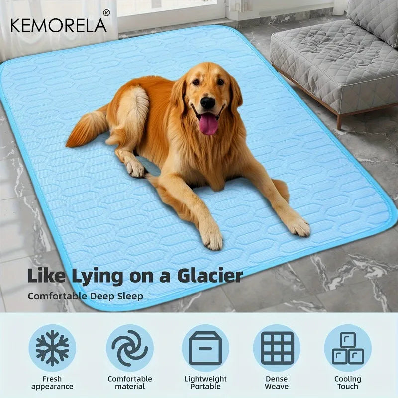 KEMORELA Pet Cooling Mat & Bed – 4 Sizes for Dogs & Cats Pet Cooling Mat Axl