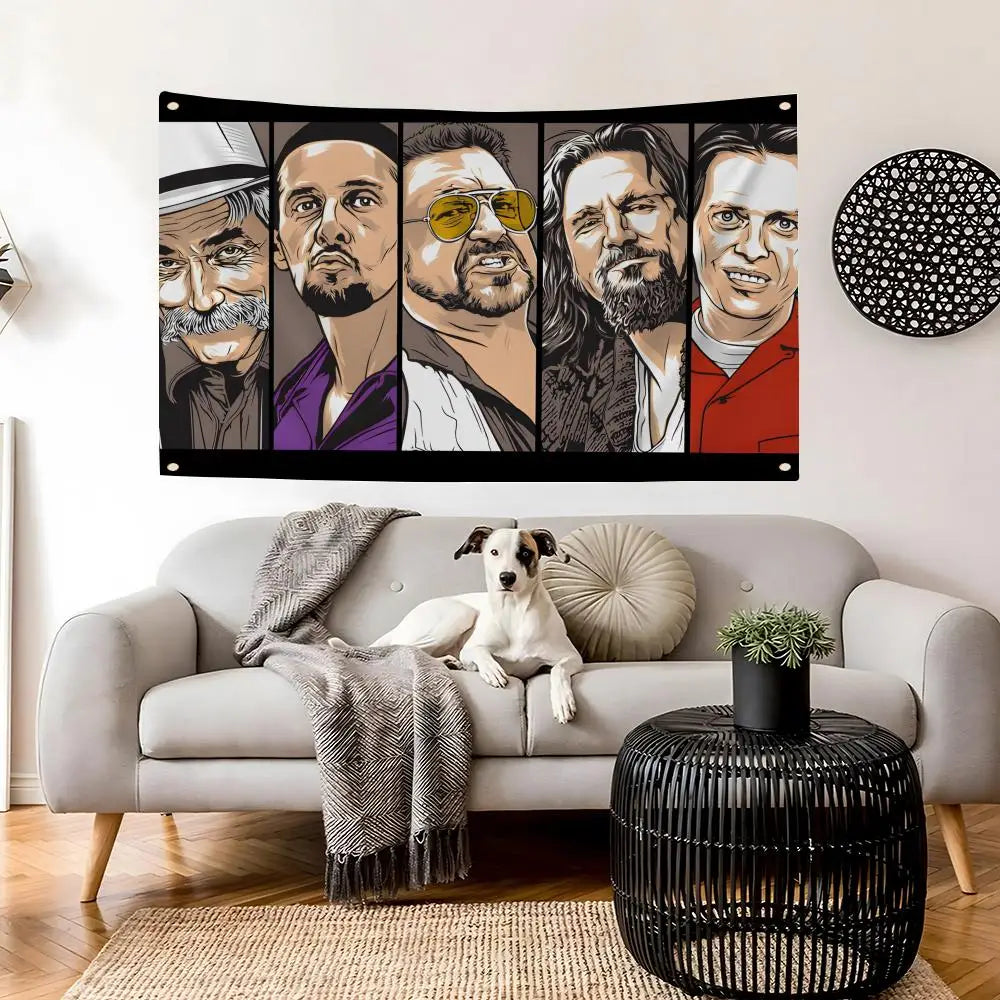 Jenna Ortega Fan Flag – Wall Art & Outdoor Banner Decor Decorative Fan Flag Axl