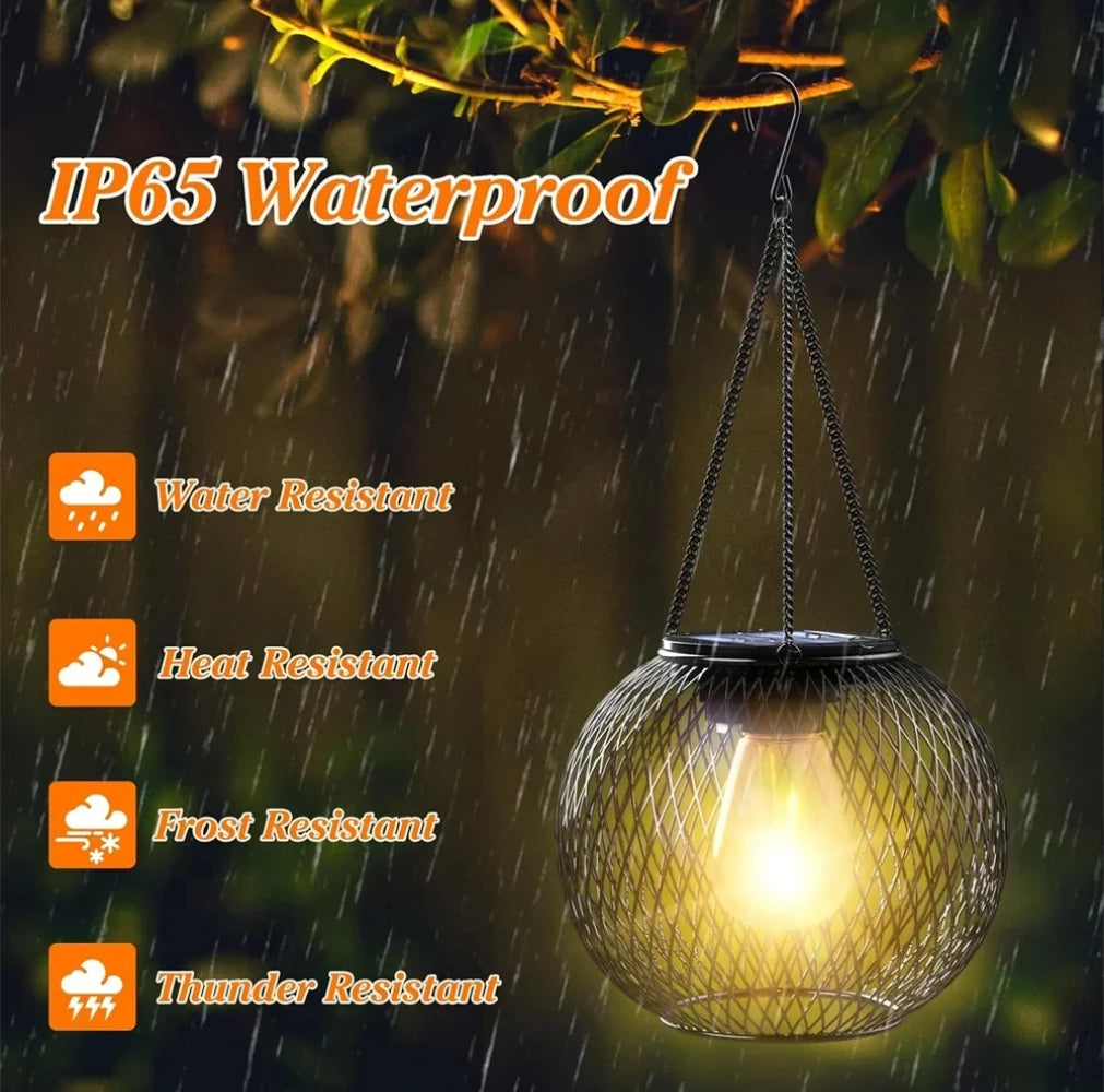 Solar Hanging Lantern – Waterproof Outdoor Garden Light Solar Outdoor Lantern Axl