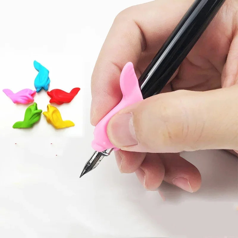 Fish Silicone Pencil Grip – Writing Posture Guide for Kids Pencil Grip Aid Axl