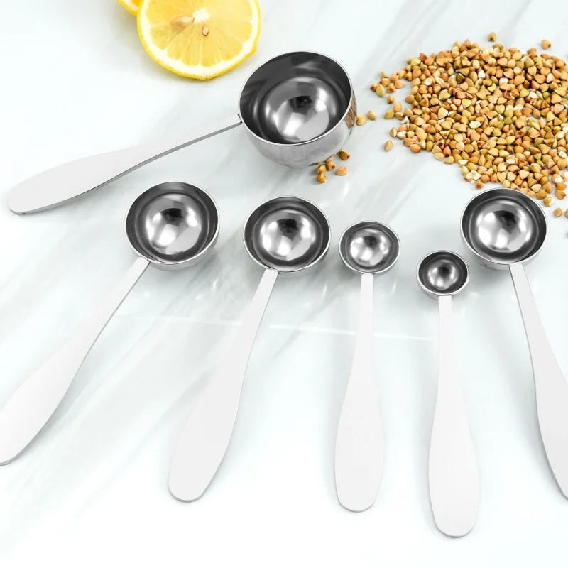 Stainless Steel Gram Measuring Spoons – 1g 3g 5g 10g Scoop Set Measuring Spoon Set Axl