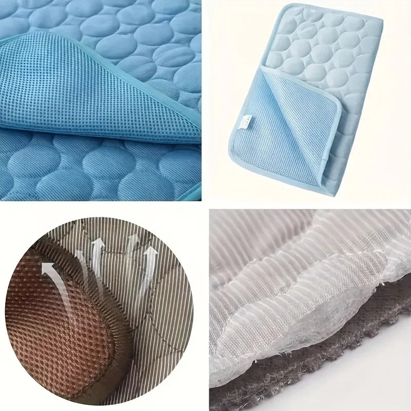 KEMORELA XL Pet Cooling Mat – Absorbent Pad for Cats & Dogs Pet Cooling Mat Axl