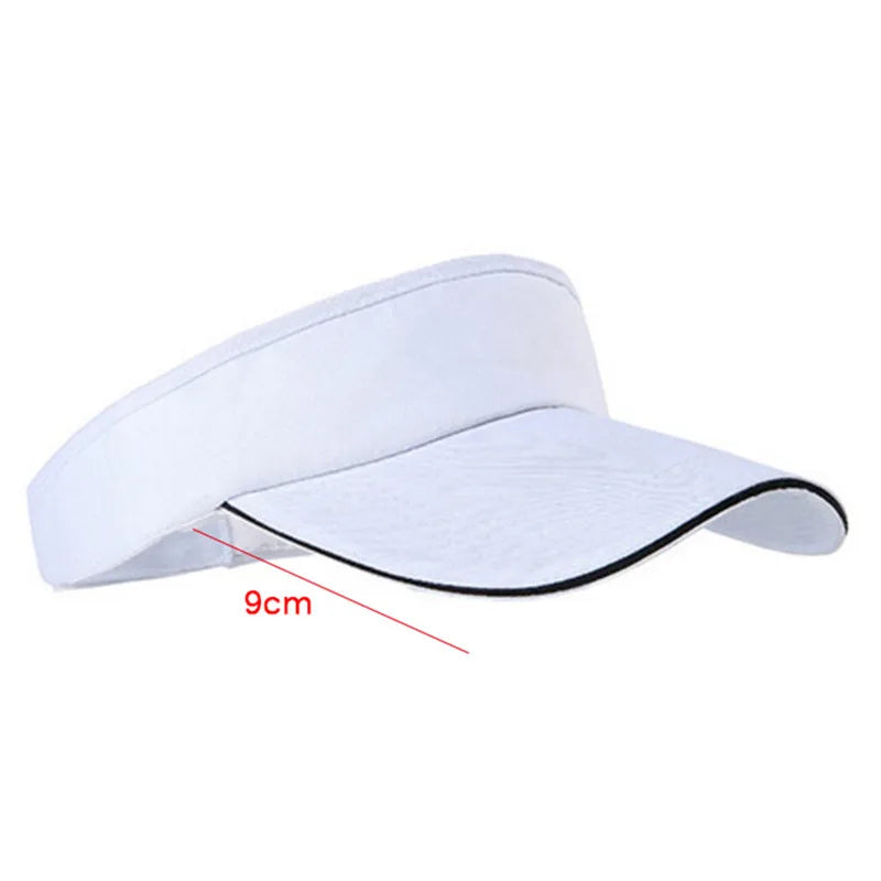 Adjustable Unisex Sun Visor Cap – Breathable Sport Golf Hat Sport Visor Cap Axl