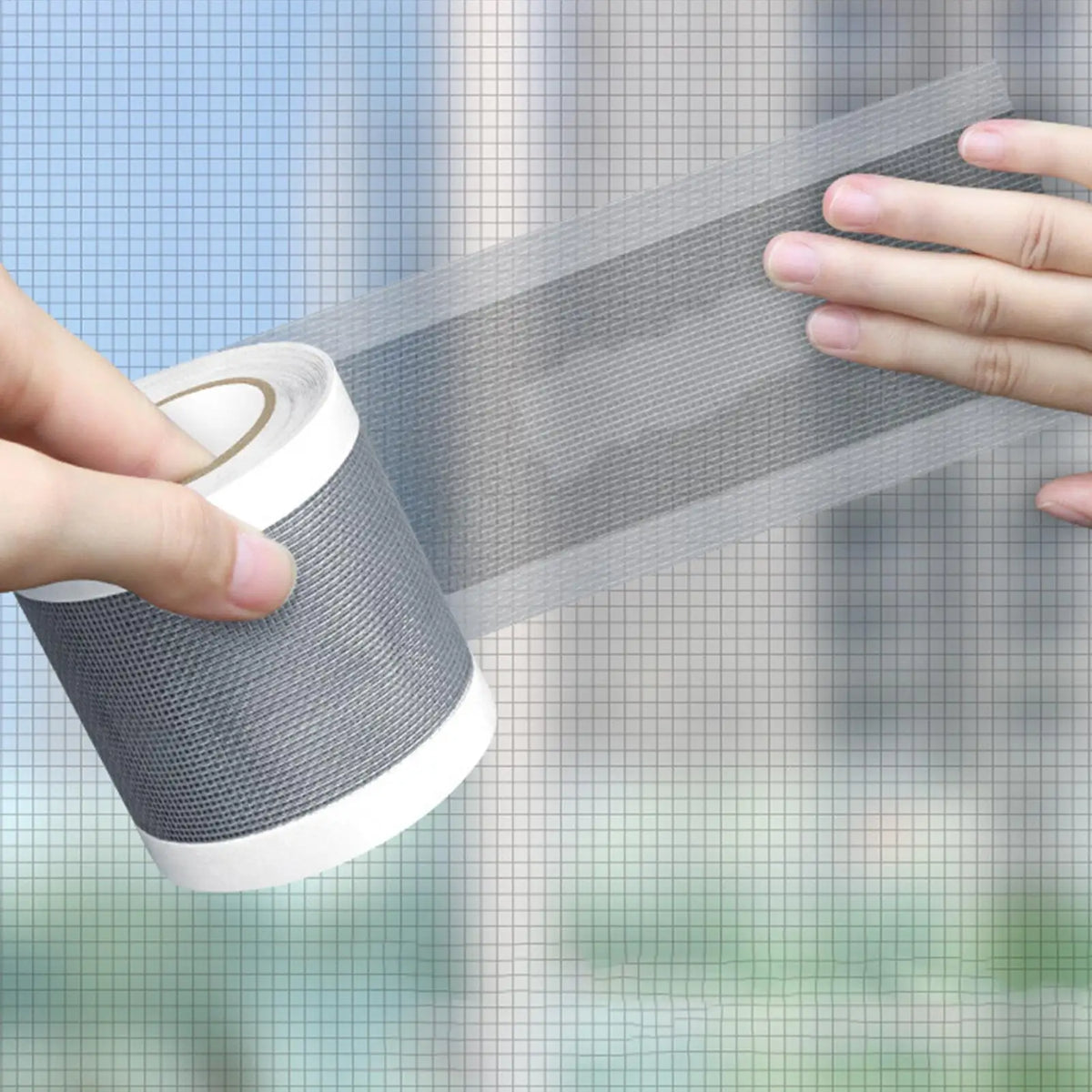 Self-Adhesive Window Screen Repair Mesh Tape | Bug Fix Patch Screen Repair Tape Axl
