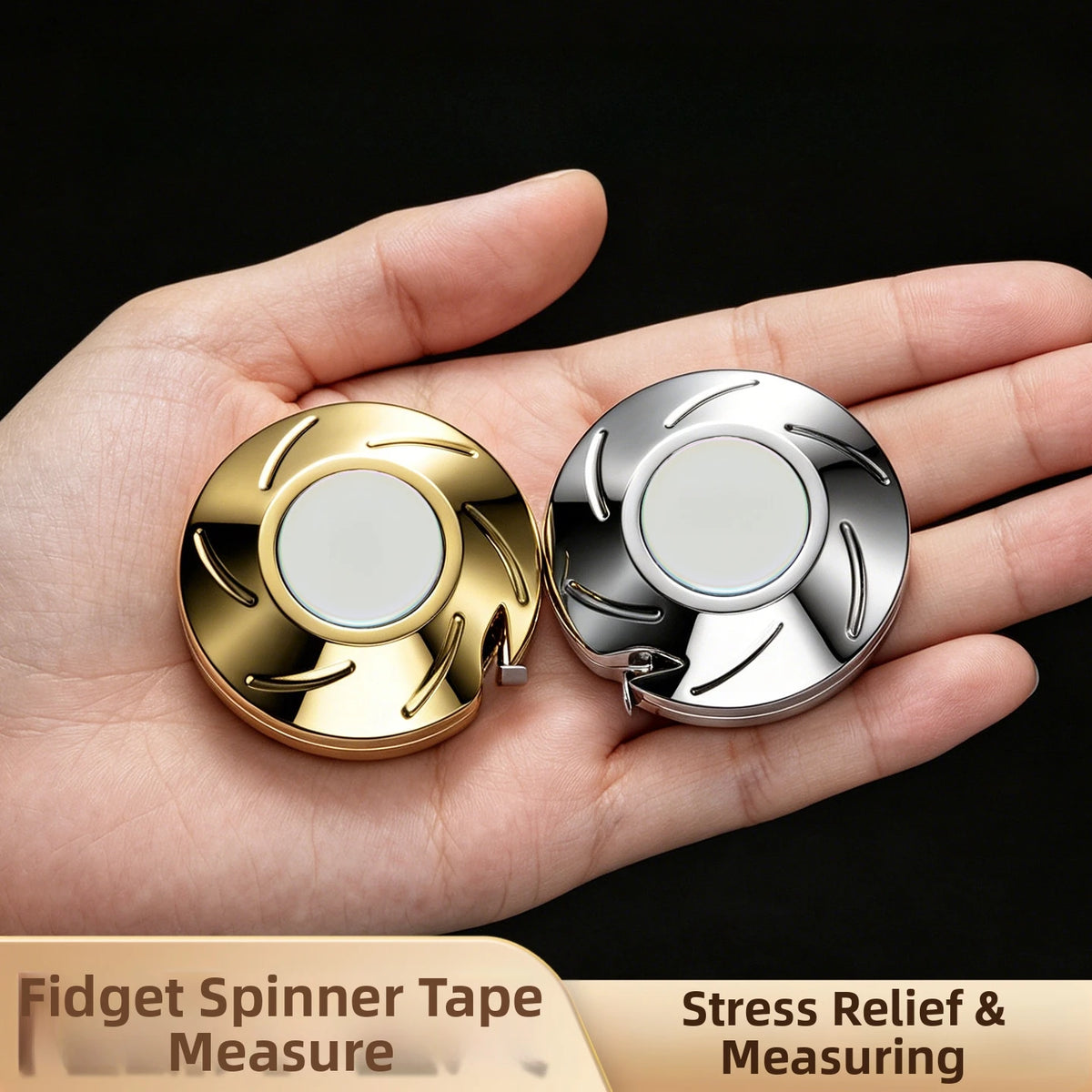 Rotating Tape Measure 2M – Fidget Spinner & Measuring Tool Rotating Tape Measure Axl
