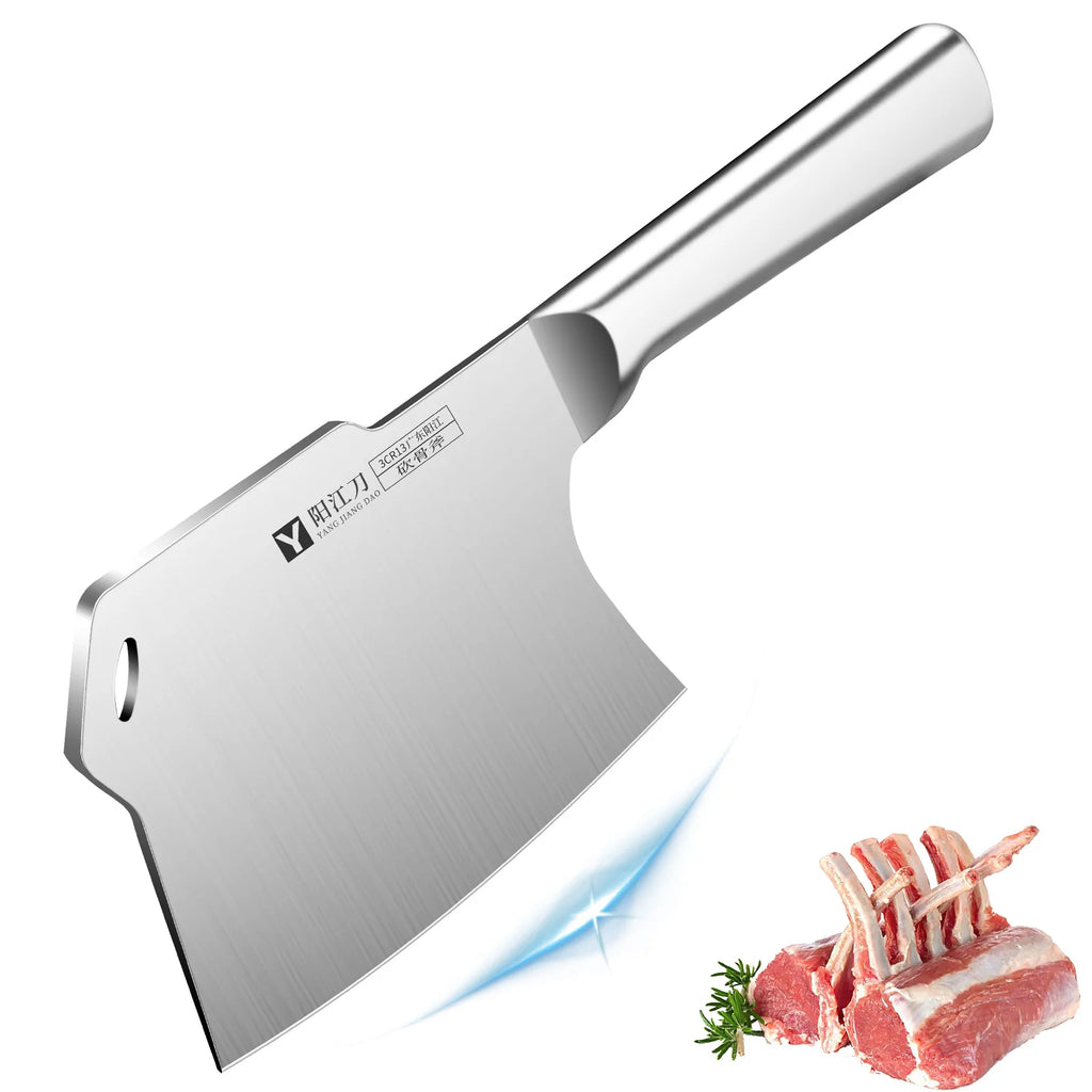 High-Hardness Stainless Steel Bone Cutting Kitchen Knife Kitchen Knife Axl
