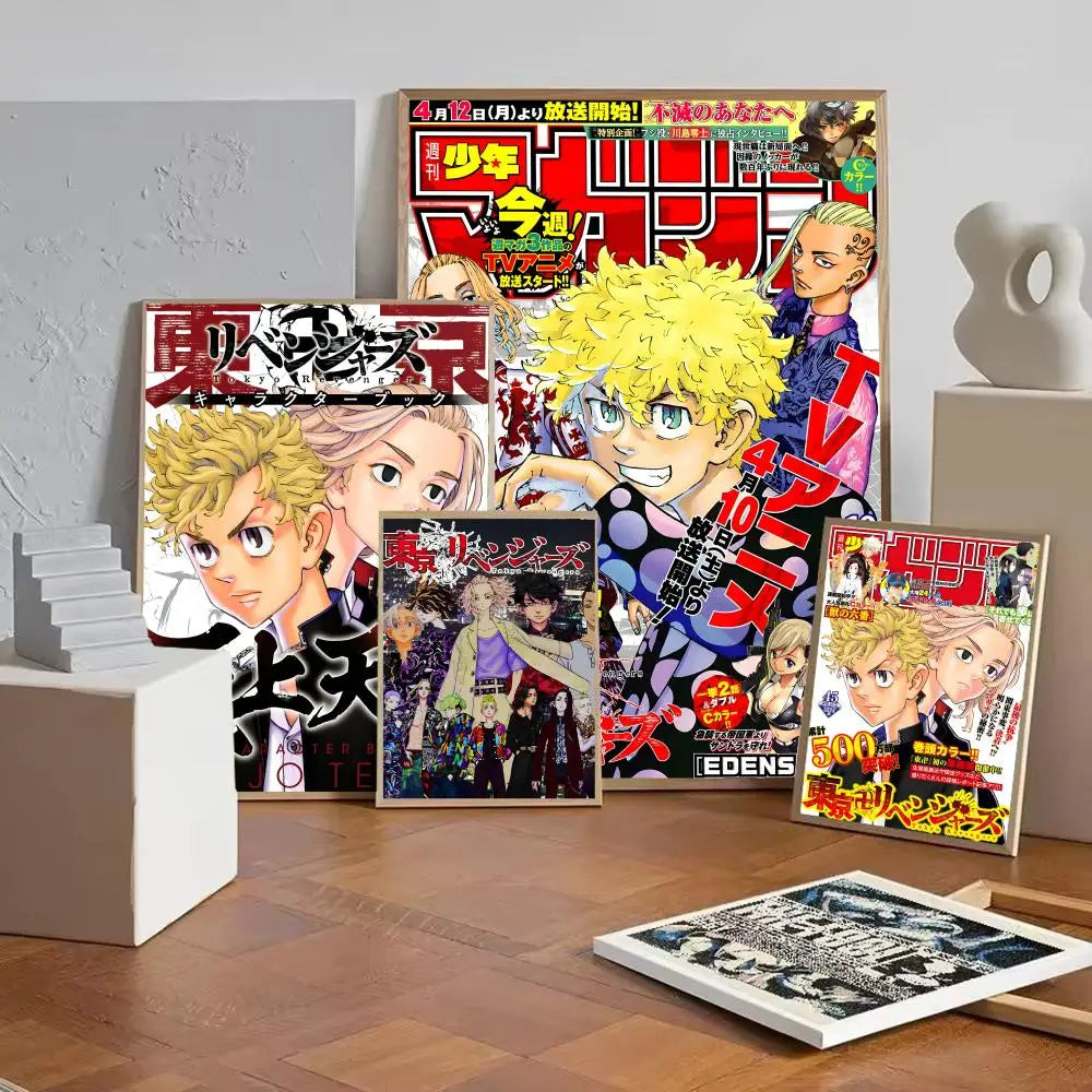 Tokyo Revengers Anime Wall Sticker Poster – HD Removable Decal Anime Wall Decal Axl