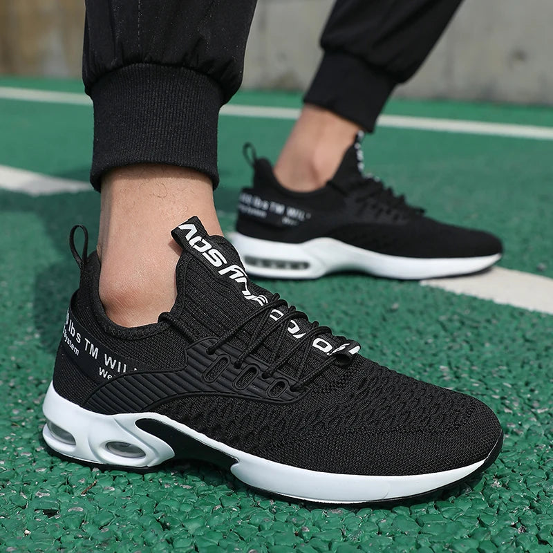 ZULIWAGN Men's Lightweight Breathable Sneakers | Sizes 39–45 Men's Casual Sneakers Axl black 42