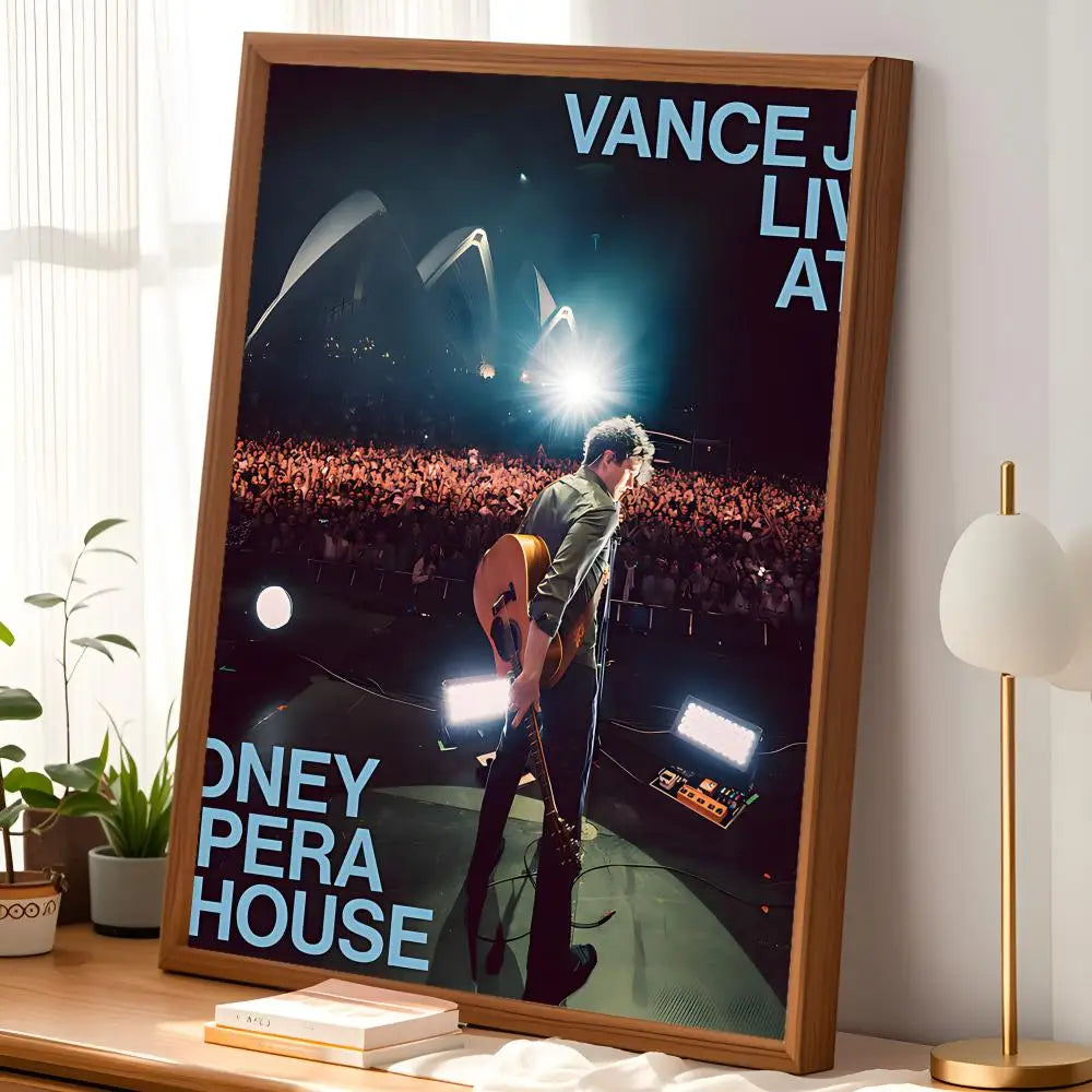 Vance Joy Self-Stick HD PVC Wall Art Poster – Waterproof Wall Art Poster Axl