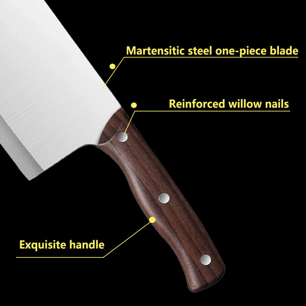 Stainless Steel Kitchen Cleaver – Sharp Multipurpose Chef Knife Kitchen Cleaver Knife Axl