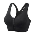 Women's Wireless Sports Bra – Breathable Hollow Yoga Bralette Yoga Sports Bra Axl black-2xl