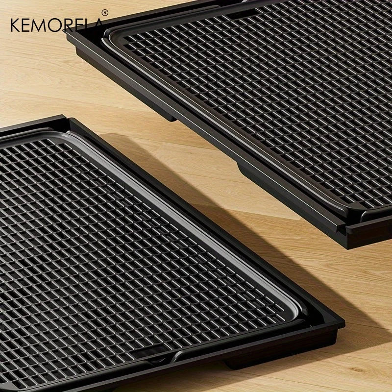KEMORELA 2-in-1 Dog Potty Tray & Cat Litter Mat Non-Slip Pet Potty Tray Mat Axl