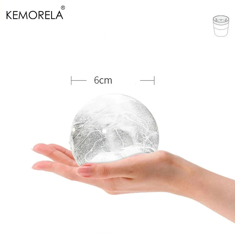 Silicone Ice Ball Mold – Large Round Ice Cube Tray | KEMORELA Ice Ball Mold Axl