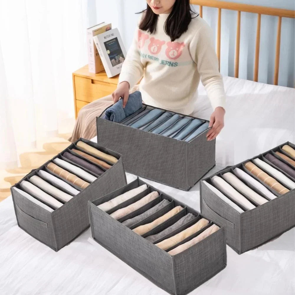 Foldable Drawer Organizer Boxes – Clothes, Socks & Bra Storage Clothing Storage Organizer Axl