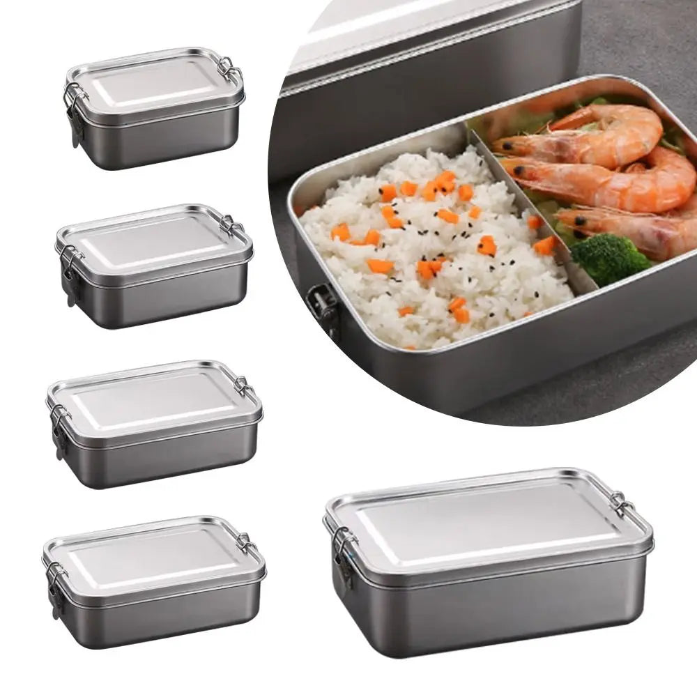 Stainless Steel Bento Box – Leakproof Large Lunch Container Stainless Steel Lunch Box Axl
