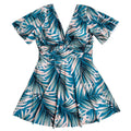 Women's Plus Size Floral Bikini Set | One Shoulder Swimsuit Women's Swimsuit Set Axl Green XXXXL