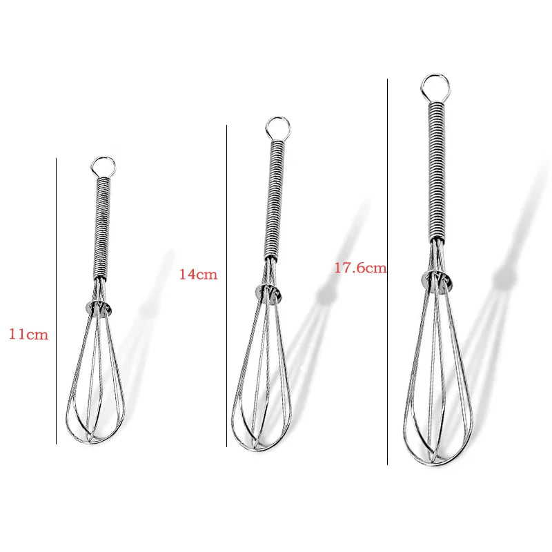 Mini Stainless Steel Manual Egg Whisk – Wire Kitchen Beater Manual Egg Whisk Axl