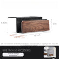 Wooden Vertical Laptop & Notebook Desktop Storage Rack – M Series Desktop Storage Rack Axl Walnut