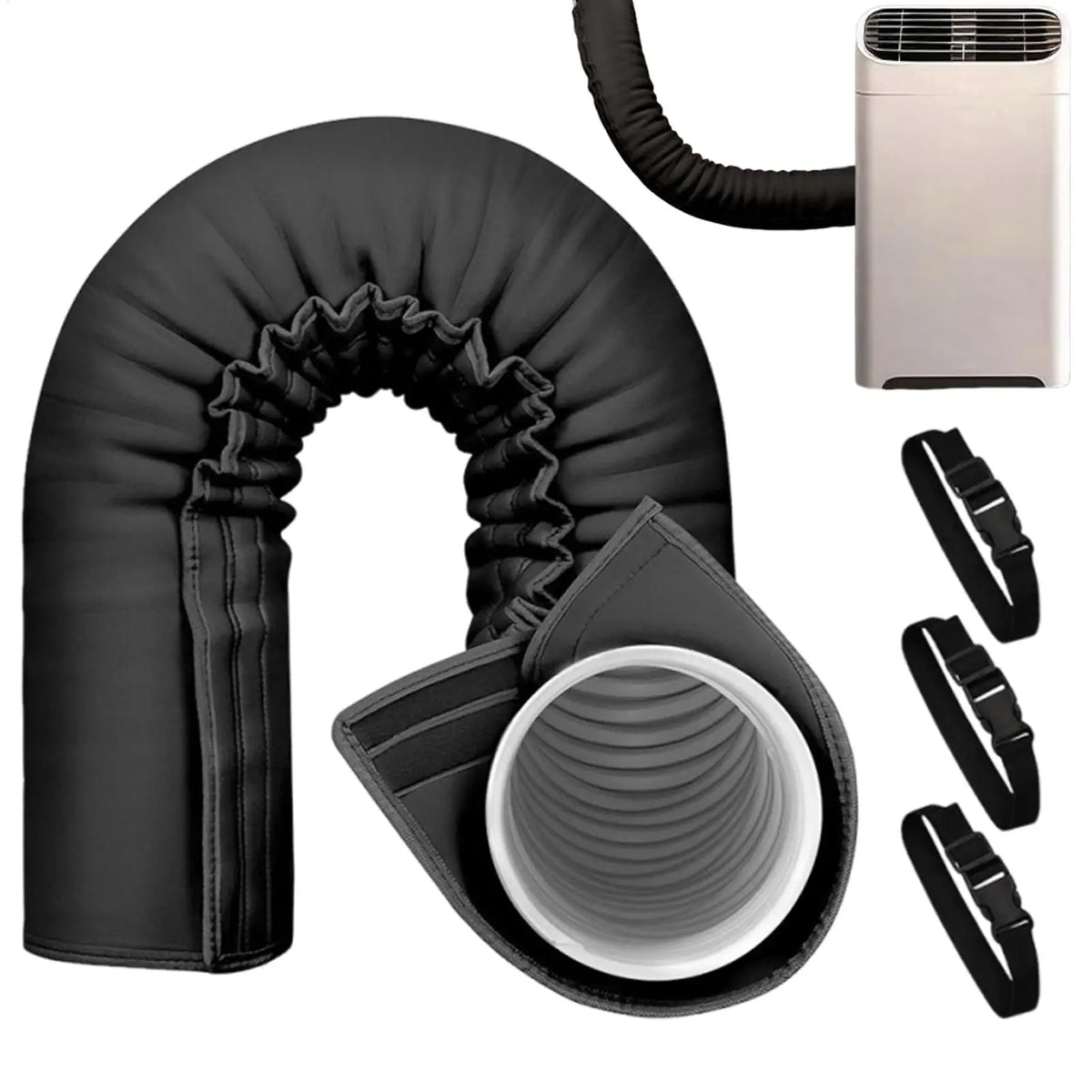 AC Hose Insulation Sleeve – Exhaust Duct Cover 5" & 5.9" AC Hose Cover Axl