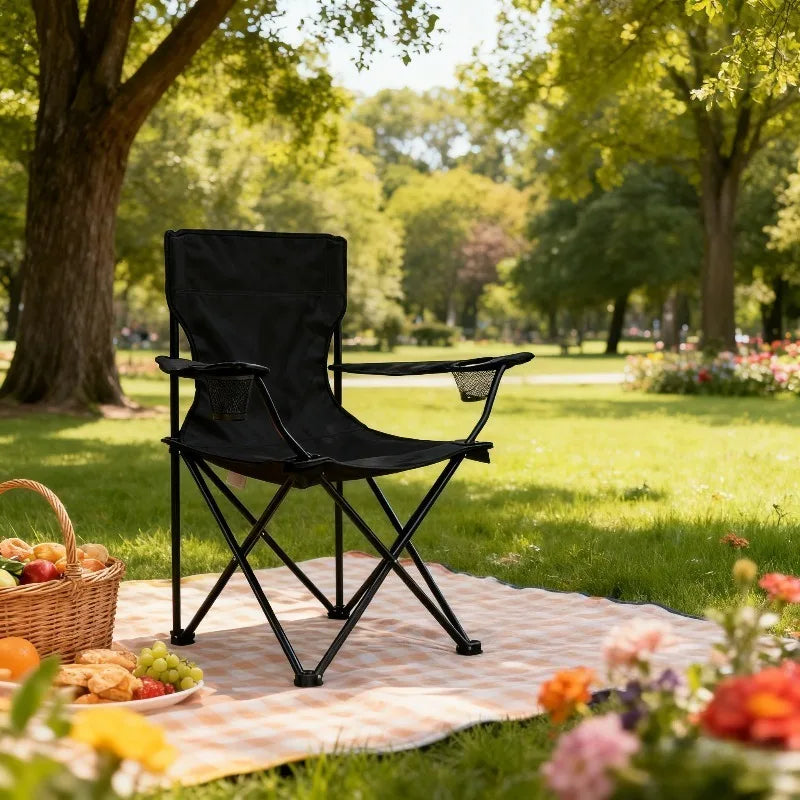 Portable Folding Chair – Camping, Picnic, Fishing & Outdoor Folding Camping Chair Axl