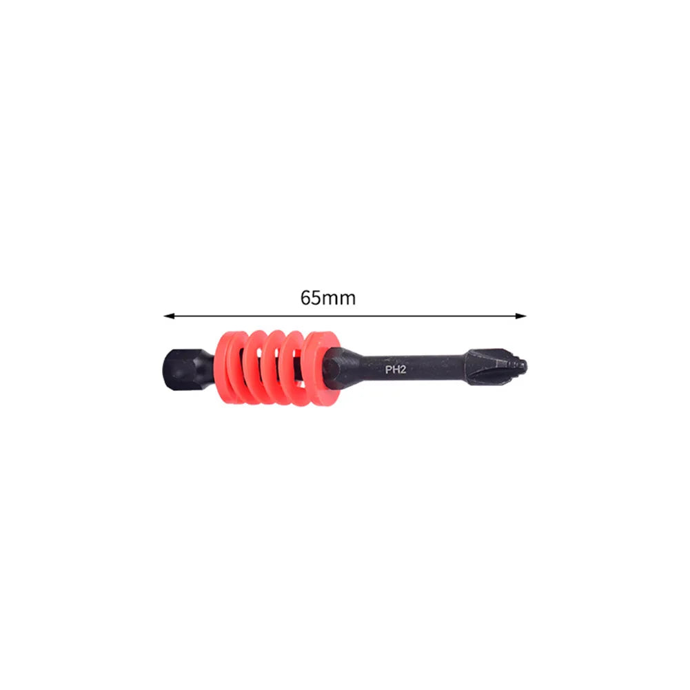 Magnetic Cross Screwdriver Bits 65/90/110mm Hex Shank – 1pc Screwdriver Bit Axl red 65mm China Mainland