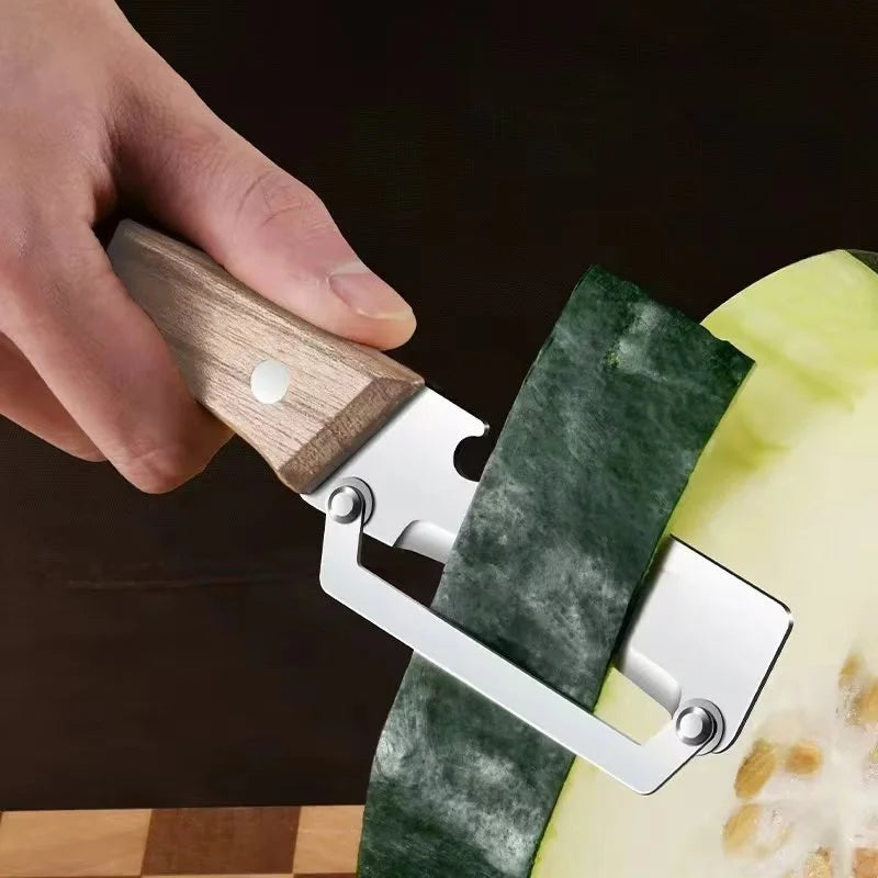 Wooden Handle Stainless Steel Vegetable & Fruit Peeler Vegetable Peeler Axl