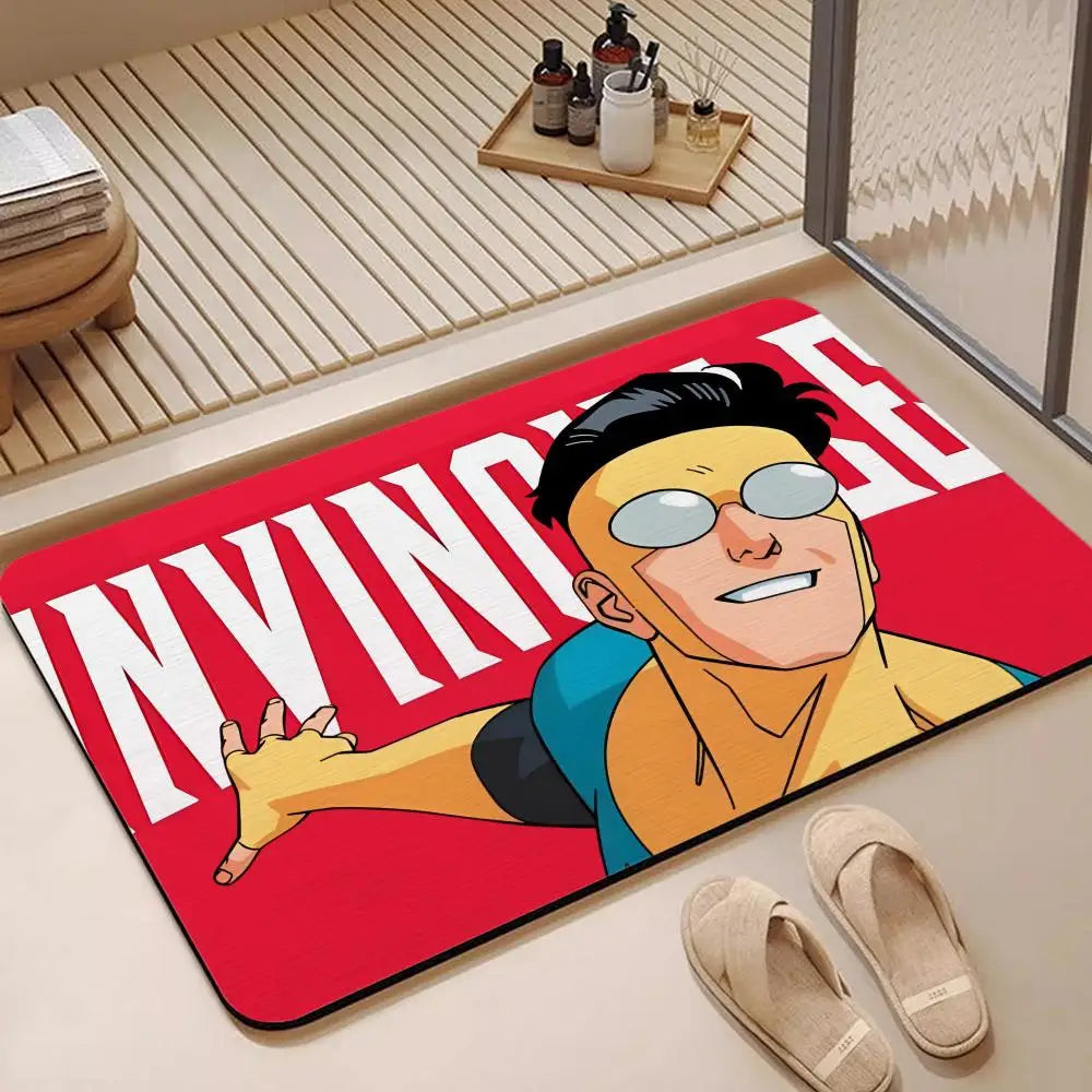 Anime Diatomite Bath Mat – Quick Dry, Anti-Slip & Absorbent Bath Mat Axl
