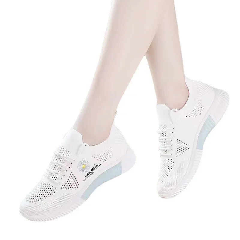 Women's Breathable Mesh Slip-On Tennis Sneakers | Gym & Casual Women's Tennis Sneakers Axl