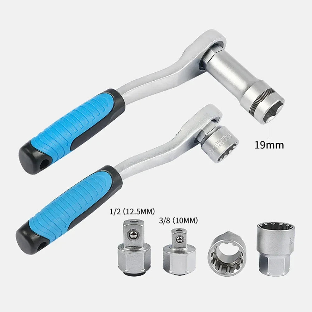 17-Pc Pass-Through Socket Set | Ratchet Wrench & Extension Bar Socket Wrench Set Axl
