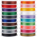 20 Colors 219 Yards Beading String – 0.4mm Knotting Cord Set Beading Cord Set Axl AECH04-12900