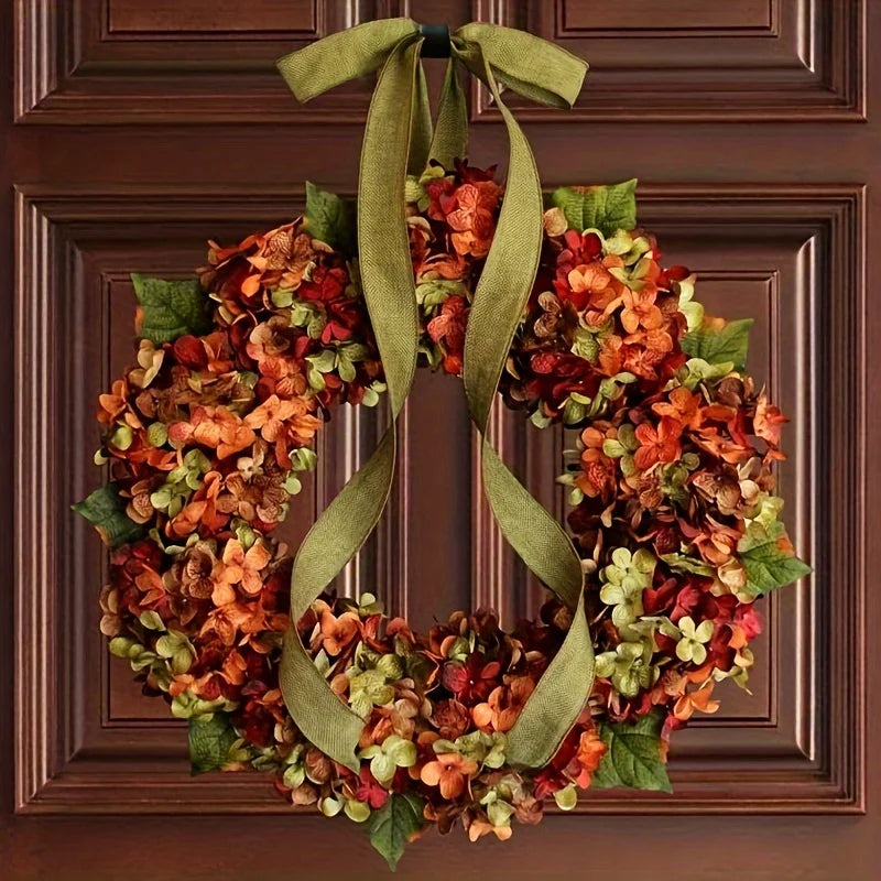 40cm Handmade Autumn Wreath – Front Door & Wall Décor Decorative Wreath Axl