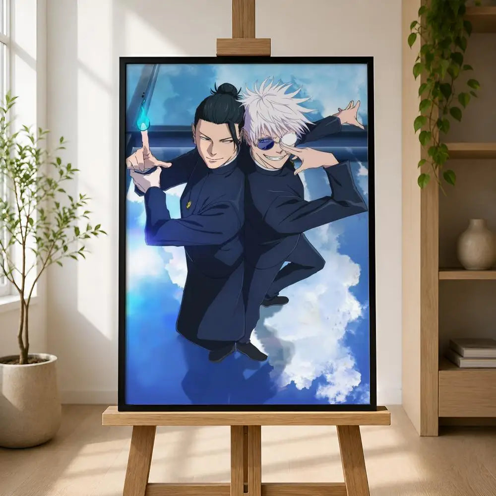 Suguru Geto Anime Poster – Waterproof Self-Adhesive Wall Art Anime Wall Poster Axl