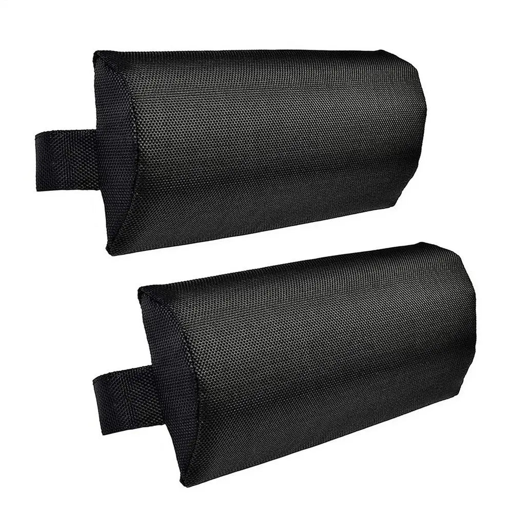 Pool Lounge Chair Headrest Pillow with Adjustable Strap Lounge Chair Pillow Axl 2pcs black