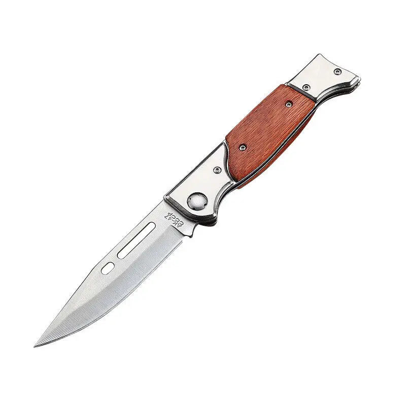 Stainless Steel Folding Knife – Camping, BBQ & Outdoor Use Folding Pocket Knife Axl 1pcs A