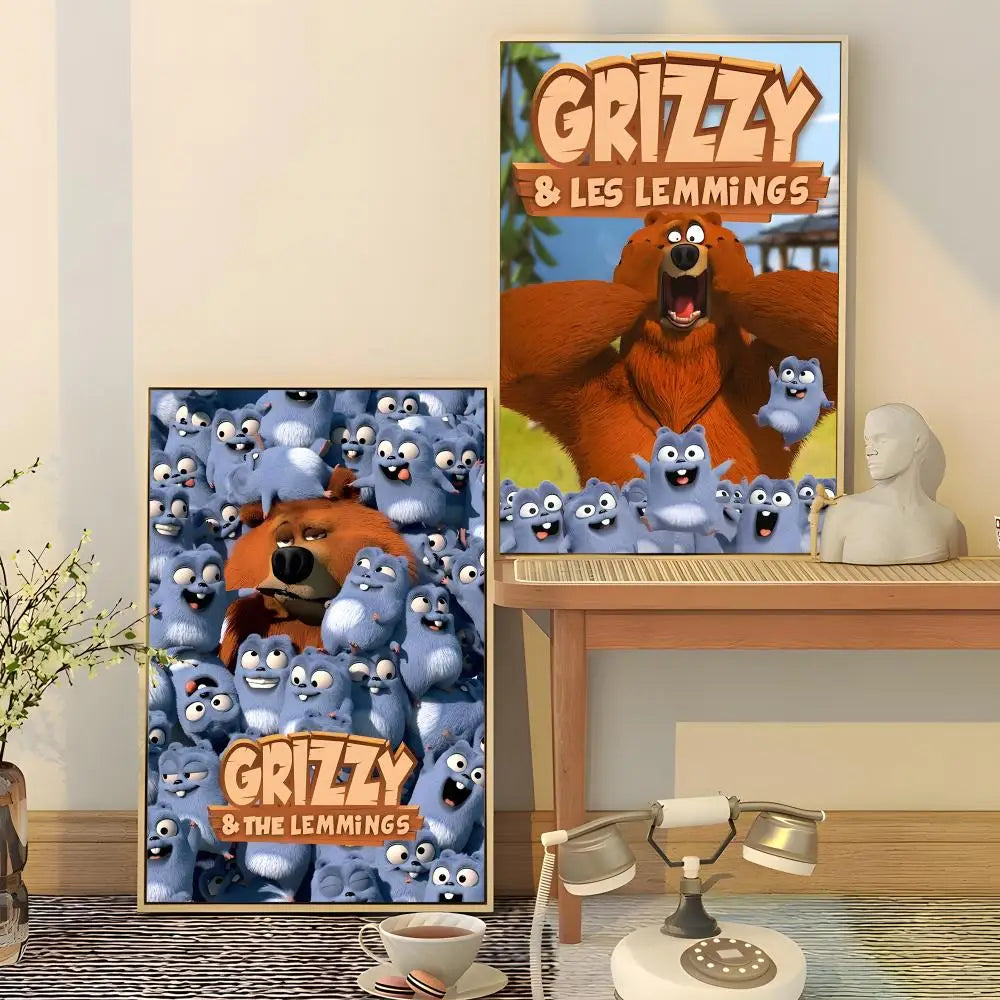Berenstain Bears Waterproof PVC Poster Stickers | Wall Décor Wall Poster Stickers Axl