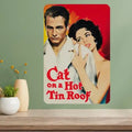 Cat on a Hot Tin Roof Classic Movie Metal Poster Sign Metal Wall Sign Axl aluminum sign aluminum 14x20cm
