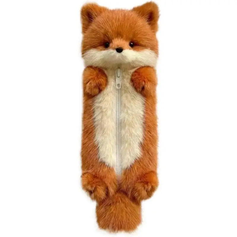 Cartoon Plush Pencil Case – Cute Animal Stationery Pouch Plush Pencil Case Axl