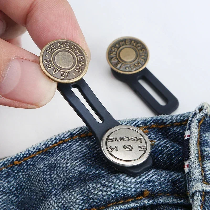 4-Pack Jeans Button Extender – Adjustable Waist Expander Clothing Button Extender Axl