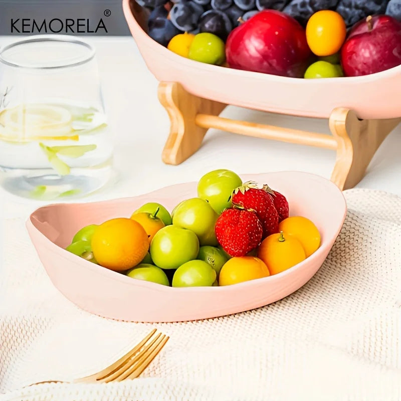 2/3 Layer Tiered Fruit Plate – Modern Plastic Snack & Candy Dish Tiered Serving Dish Axl