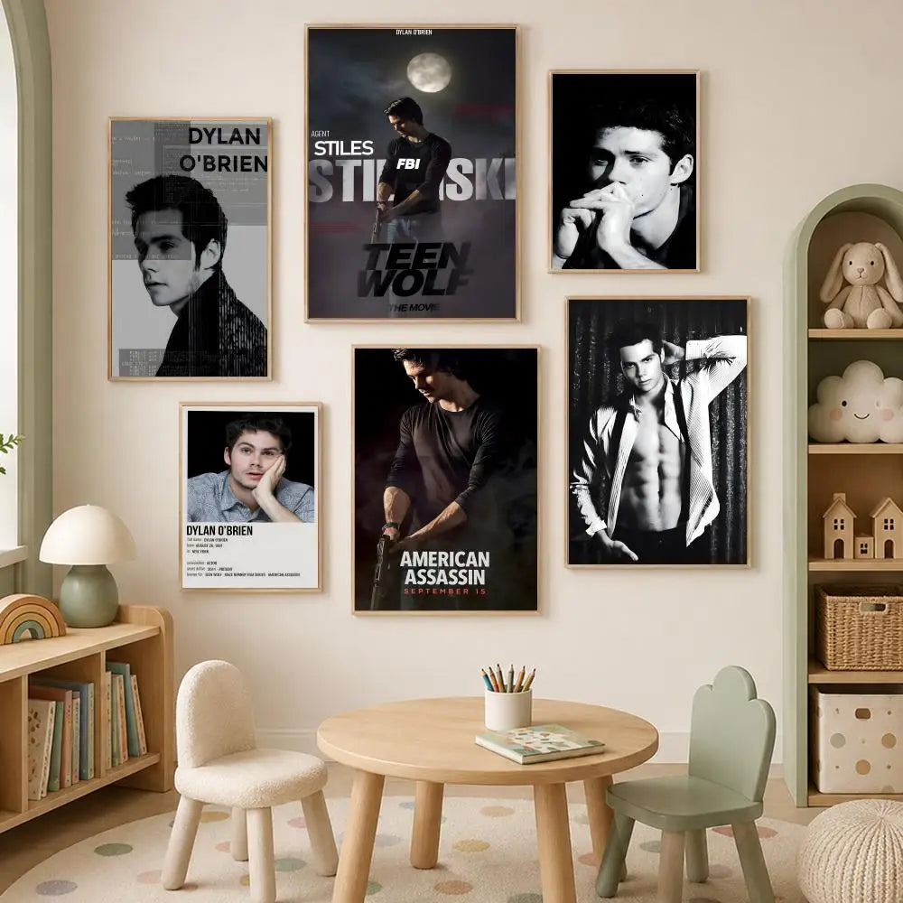 Dylan O'Brien HD PVC Wall Poster – Self-Stick Home Décor Wall Art Poster Axl