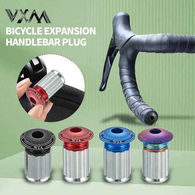 VXM Aluminum Handlebar End Plugs – MTB & Road Bike Bar Caps Handlebar End Plugs Axl