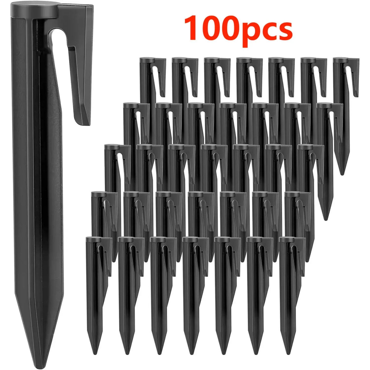 Robotic Lawn Mower Boundary Pegs 50/100/200 Pack – PP Lawn Mower Pegs Axl black
